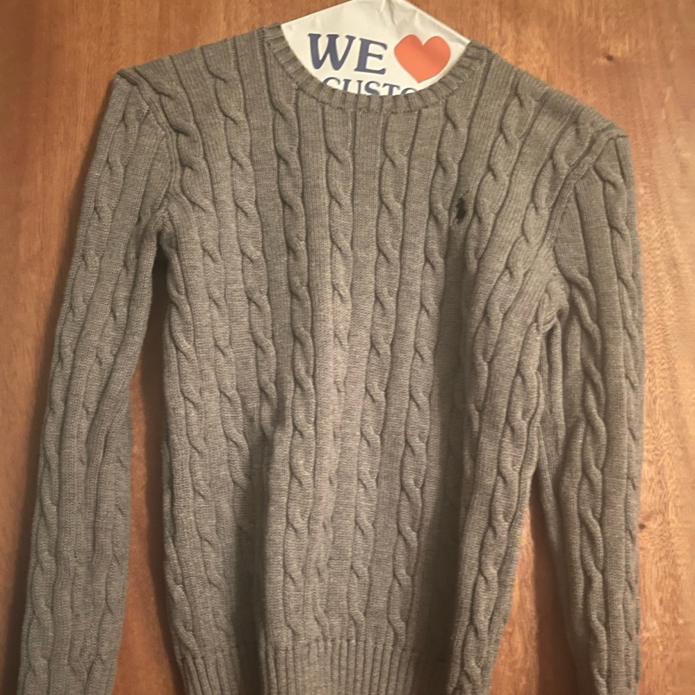 Grey young person sweater. Polo S